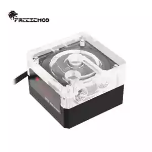 FREEZEMOD Pompa Raffreddatore Acqua Ultrasottile PWM Controllo Velocità Sollevamento 3,5m Portata 500L - Foto 1 di 6