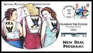 1998 NRA Celebrate the Century 1930 Sc 3185e FDC Collins hand-painted cachet (31 - Picture 1 of 1