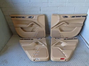 Porsche Cayenne 958 92A Door Cards Set of 4 in Beige 2011 to 2018 L25035 - Picture 1 of 12