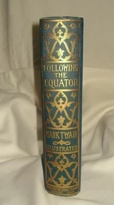 Mark Twain FOLLOWING THE EQUATOR First Edition American Publishing Company - Picture 1 of 8