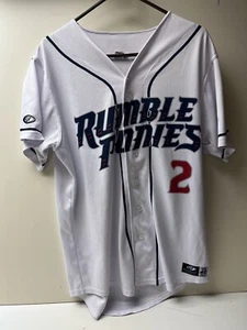 Maglia Mets Jett Williams 2024 gioco usato indossato Auto Rumble Ponies TOP PROSPECT #2 - Foto 1 di 5