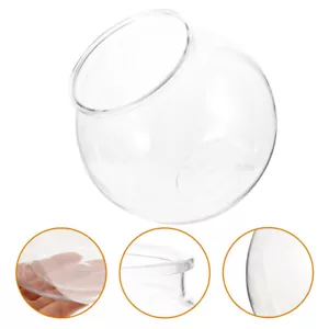 Round Plastic Fish Tank Pet Household Goldfish Home Artificial Aquarium - Picture 1 of 12