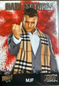 2021 Upper Deck AEW All Elite Wrestling Main Features Silver MJF #MF-28 - Picture 1 of 2