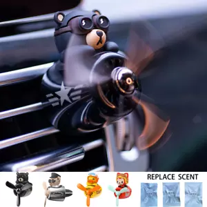 Car Air Freshener Magnetic Auto Perfume Diffuser Pilot Rotating Outlet Fragrance - Picture 1 of 20