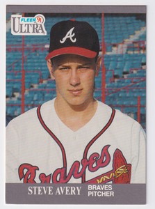 1991 ULTRA STEVE AVERY ATLANTA BRAVES #1