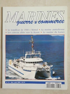 MAGAZIN MARINES KRIEG & HANDEL NR. 31 - TORPEDOBOOT 1500T MISTRAL - MARINE KAISER - Bild 1 von 1