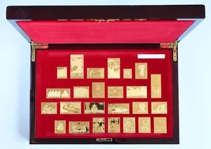 2009 The Brilliance of China Collection of 25 .999 Fine Silver Stamp Ingots Bars - Picture 1 of 24