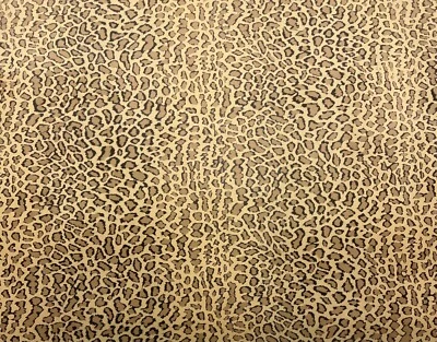 MICROFIBER BOBCAT CAMEL BEIGE FLOCK VELVET FURNITURE CUSHION FABRIC BY YARD 55"W - Image 1 of 4