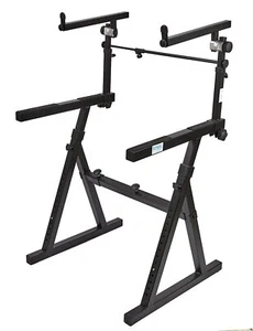 Knox Gear Z Style Two Tier Electronic Keyboard Piano Stand Version 2 - Picture 1 of 12