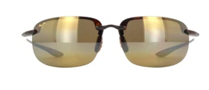Maui Jim HOOKIPA Gloss Black POLARIZED HCL Bronze Lens Sunglass H407-02 - Picture 1 of 4