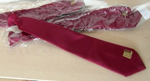 Alexandra Tie Clip-On Tie Burgundy Red Multi Listing (Normal RRP £8.39)