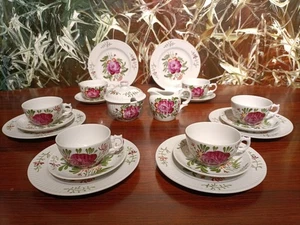 NIPPON TOKUSEI, Ostfriesische Rose, - schönes Teeservice für 6 Personen - Picture 1 of 8