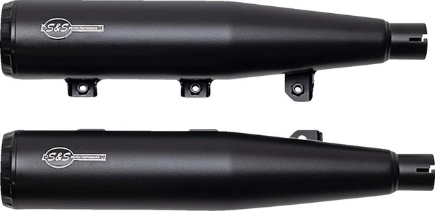 Silenciadores S&S Grand National Race dobles sin cordones negros #4110-266-R Indian Scout Foto 1 de 1