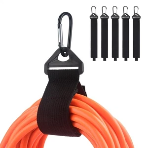 5-Pack Heavy Duty Extension Cord Organizer Straps with Metal Buckle - Picture 1 of 7