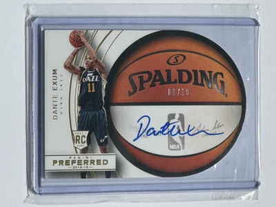 Dante Exum 2014-15 Panini Preferred Roundball troquelado dorado novato automático RC #08/10 Foto 1 de 2