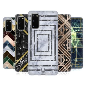 HEAD CASE DESIGNS GEOMETRIC MARBLE SOFT GEL CASE FOR SAMSUNG PHONES 1 - Picture 1 of 14