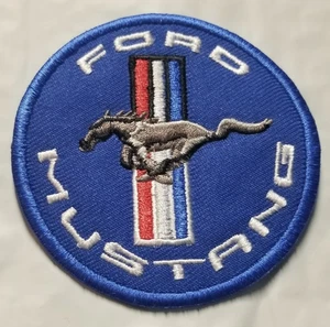 Ford Mustang Embroidered Patch approx 3" - Picture 1 of 2