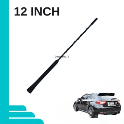 Repuesto de mástil de antena negro AM/FM de 12"" para SUBARU WRX/WRX STI 2012-2016 Foto 1 de 3