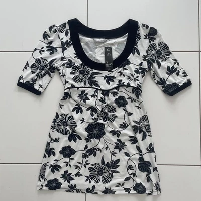 Vintage Bhs petites long top with tie detail size 10 brand new with tags - Image 1 of 3