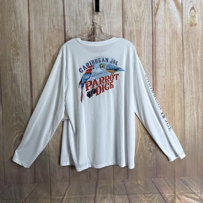 💵NUEVA CON ETIQUETAS Camiseta Caribbean Joe Breeze Tech Manga Larga Talla Grande Foto 1 de 4