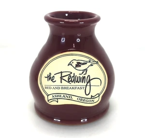 Deneen Keramik The Redwing Bed And Breakfast Ashland, Oregon 4" Höhe Sirup Krug Vase - Bild 1 von 11