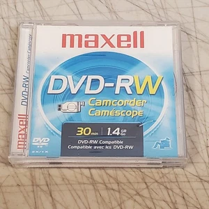 Maxell DVD-RW Camcorder Rohlinge Disc – 30 Min (1,4 GB) – 2er-Pack – neu versiegelt - Bild 1 von 5