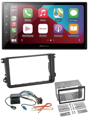 Pioneer USB MP3 DAB 2DIN Bluetooth Autoradio für VW Passat 05-14 Polo 09-14 Scir - Bild 1 von 4