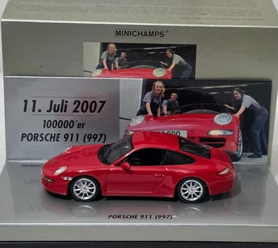 Porsche 911 (997) Carrera S 100.000er Porsche 911 1:43 Minichamps 436063020 (16) - Image 1 of 4
