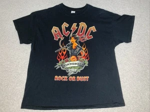 AC/DC Rock Or Bust 2016 American Tour St. Paul, Minnesota FEB 14 T-Shirt Size XL - Picture 1 of 8