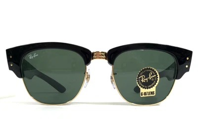 Gafas de sol Ray-Ban RB0316-S MEGA CLUBMASTER 901/31 negro dorado con lente G-15 53 mm Foto 1 de 4