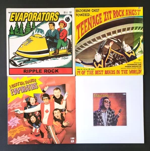 Nardwuar, The Evaporators Ripple Rock Vinyl, NEW + 3 Records (Used) Thee Goblins - Picture 1 of 13