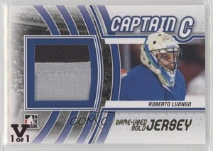 2011 ITG Captain-C Series Game-Used Gold Jersey Vault Red 1/1 Roberto Luongo HOF - Picture 1 of 3