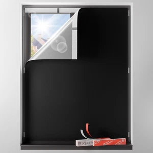 Blackout Curtains for Bedroom Portable 42"x60",No Drill Black Out Shades with... - Picture 1 of 7