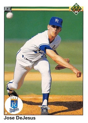 Jose DeJesus 1990 Upper Deck 255 Kansas City Royals Baseball Card - Image 1 of 2