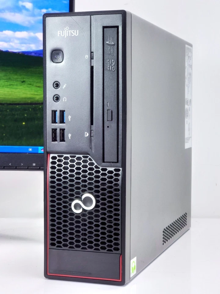 Fujitsu Esprimo Kompakter Windows XP Gaming PC i5-4570 160GB DVD-RW 4GB 2x COM - Bild 1 von 4