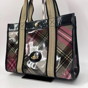 Vivienne Westwood Damen Emaille Handtasche Tasche Karo Kugel Gold Mehrfarbig Damen - Bild 1 von 18