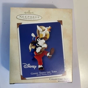 Hallmark Goofy Toots the Tuba Ornamento Mickey's Holiday Parade 2002 Disney - Imagen 1 de 2