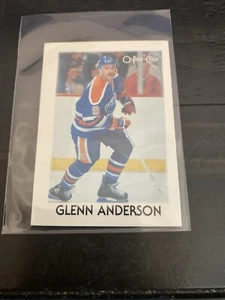 1987-88 OPC O-Pee-Chee Mini #1 Glenn Anderson Edmonton Oilers - Picture 1 of 2