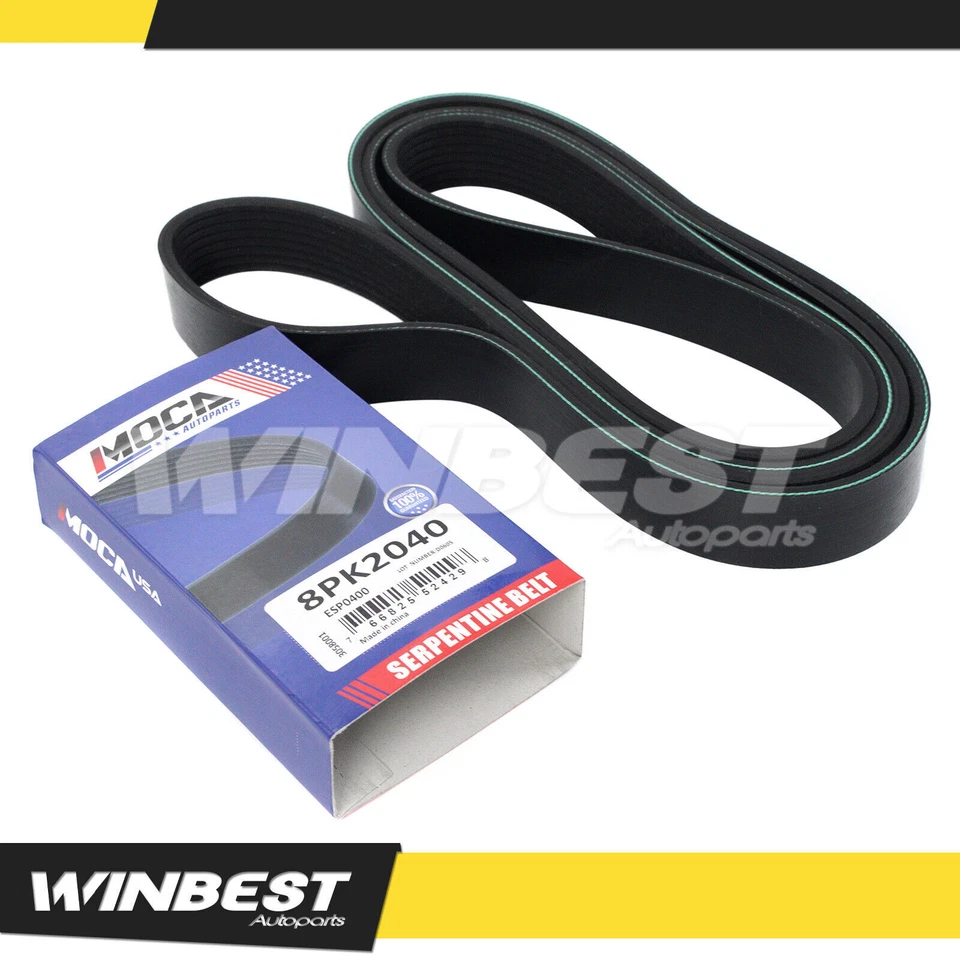 Correa serpentina EPDM para 07-08 Mercedes-Benz GL320 ML320 R320 3,0 L 8PK2040  Foto 1 de 4