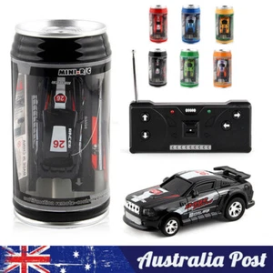 Mini Canned Vehicle Small Children Toy Plastic 4-wheel Cans Remote Control Car - Picture 1 of 27