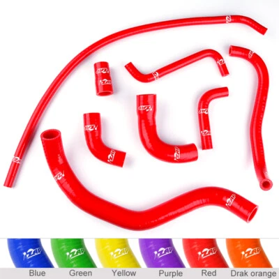 Mangueras de refrigerante de radiador de silicona rojas ZAP para Yamaha YZF R1 1998 1999 2000 2001 Foto 1 de 4
