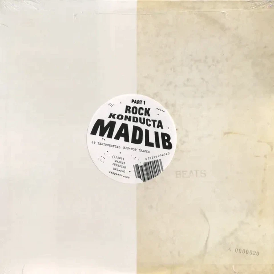 Madlib - Rock Konducta Pt. 1 [Clear Vinyl] NEW Sealed Vinyl Foto 1 de 1
