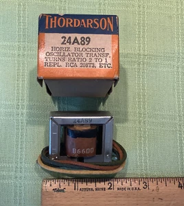 Thordarson 24A89 Horiz. Blocking Osc. Transf. 2 To 1 Ratio RCA 208T3 - Picture 1 of 4