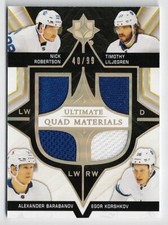 2020-21 Ultimate Collection Jersey Nick Robertson Liljegren Barabanov 40/99
