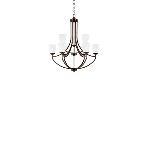 Lámpara de araña de nueve luces Seagull 3124509EN-710 dimensiones Foto 1 de 1