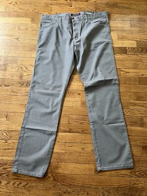 Alberto 男式牛仔裤浅灰色宝石现代版型淡色斜纹布尺寸 40 x 34 — 第 1/4 张图片