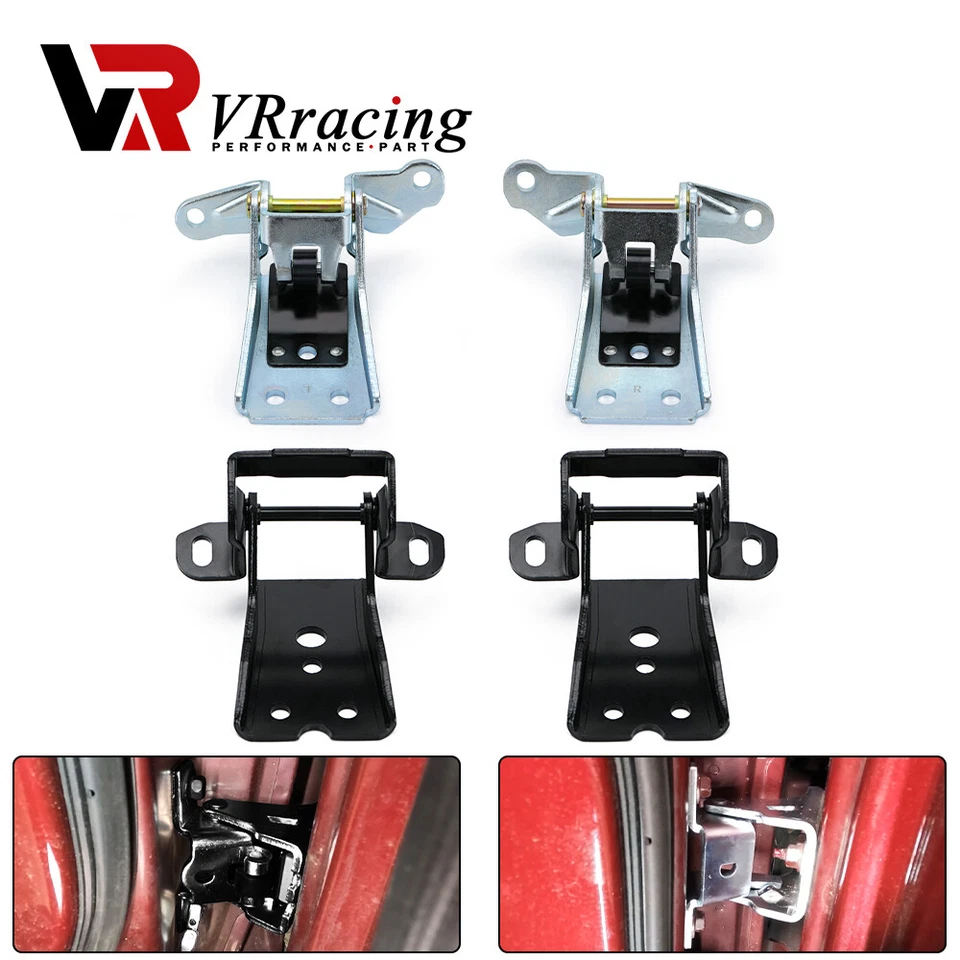 Juego de bisagra de puerta superior inferior izquierda y derecha para F250 HD 1997 F250 F350 1980-97 Foto 1 de 4