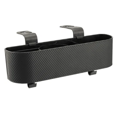Caja de almacenamiento de coche asiento respaldo organizador suspensión interior accesorios con ganchos taza Foto 1 de 4