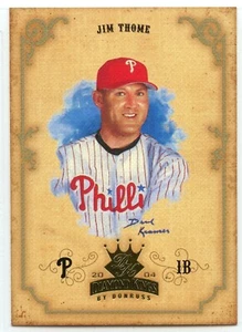 2004 Donruss Diamond Kings - #140 - Jim Thome - Philadelphia Phillies - Picture 1 of 1
