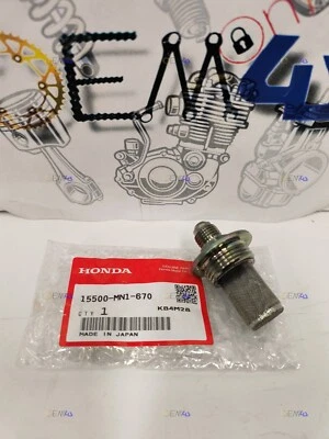 Filtro de aceite genuino Honda OEM 1988-2000 XR600R 1993-2025 XR650L 15500-MN1-670 Foto 1 de 2